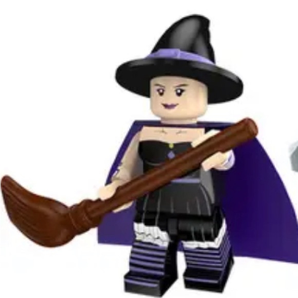 $2 WITCH BUILDING BLOCKS FIGURE. NEW IN PLASTIC. $2 WITH ANY $10 ORDER OR MORE - Picture 4 of 16